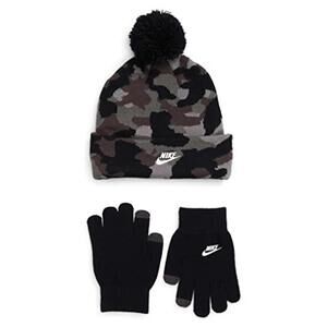 Nike Boys Big Kids Camo Futura Beanie Gloves Set 9A2827-G33